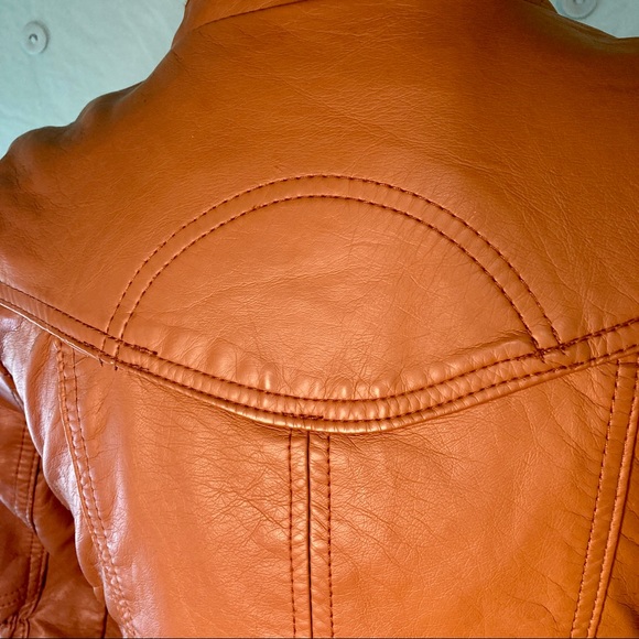 Charlotte Russe Vegan Leather Juniors Jacket, Small - Picture 3 of 12